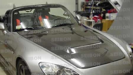 Seibon 2000-2010 Honda S2000 (AP1/2) VSII Carbon Fiber Hood - photo 2