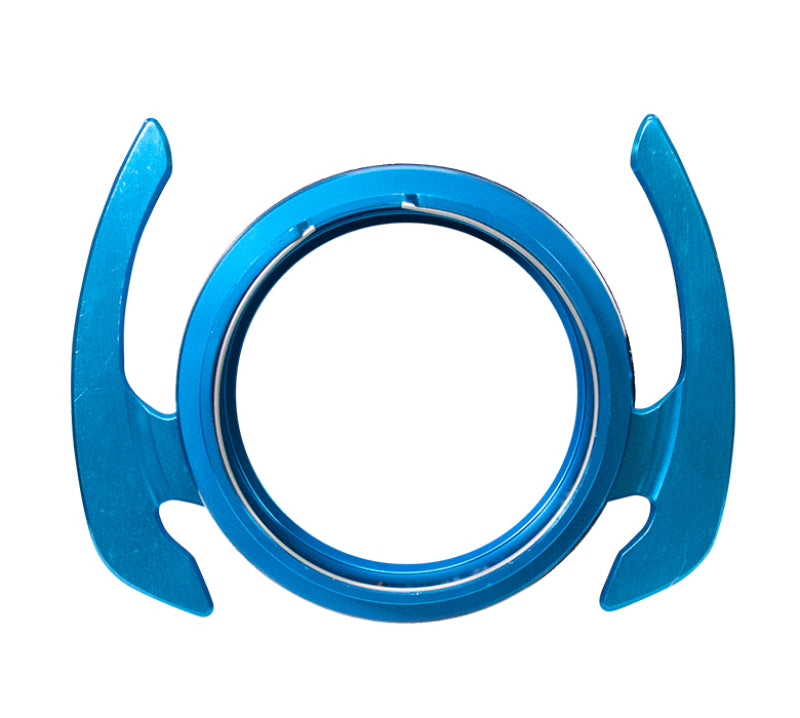 NRG Quick Release Kit Gen 4.0 - Blue Body / Blue Ring w/ Handles (SRK-700BL)