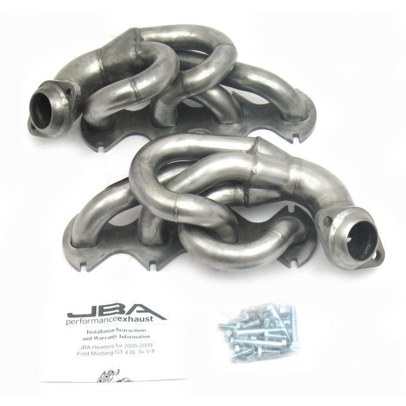 JBA 2005-2010 Ford Mustang 4.6L 3V 1-5/8in Primary Raw 409 Stainless Steel Cat4Ward Header - photo 2