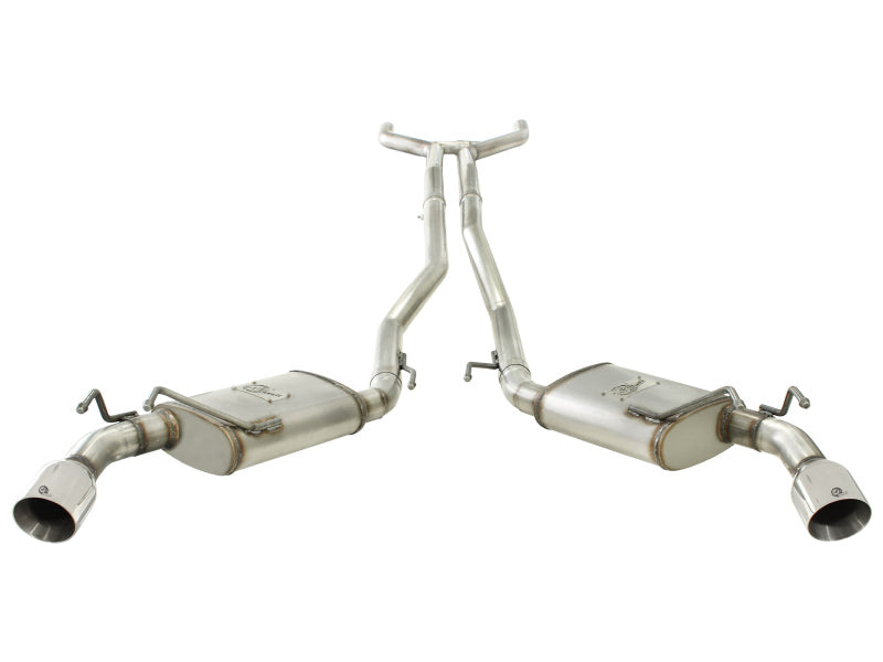 aFe MACH Force-Xp Exhaust 2.5in Stainless Steel Cat-Back 2010-2013 Chevrolet Camaro V6-3.6L (polished tip) - photo 3