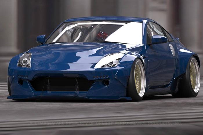 GReddy 2003-2008 Nissan 350Z Rocket Bunny Front Lip - photo 3