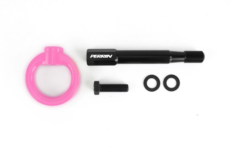 Perrin 08-14 Subaru WRX/STI (Hatchback) Tow Hook Kit (Rear) - Hyper Pink (PSP-BDY-250HP) - photo 4