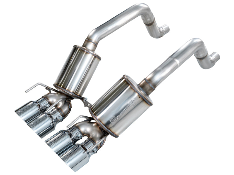 AWE Tuning 2005-2007 C6 Chevrolet Corvette 6.0L Touring Edition Axle-Back Exhaust with Chrome Silver Tips