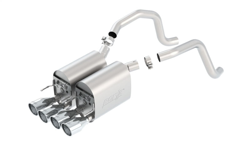 Borla 2005-2008 Corvette Coupe/Conv 6.0L/6.2L 8cyl 6spd RWD Touring SS Exhaust (rear section only) - photo 2