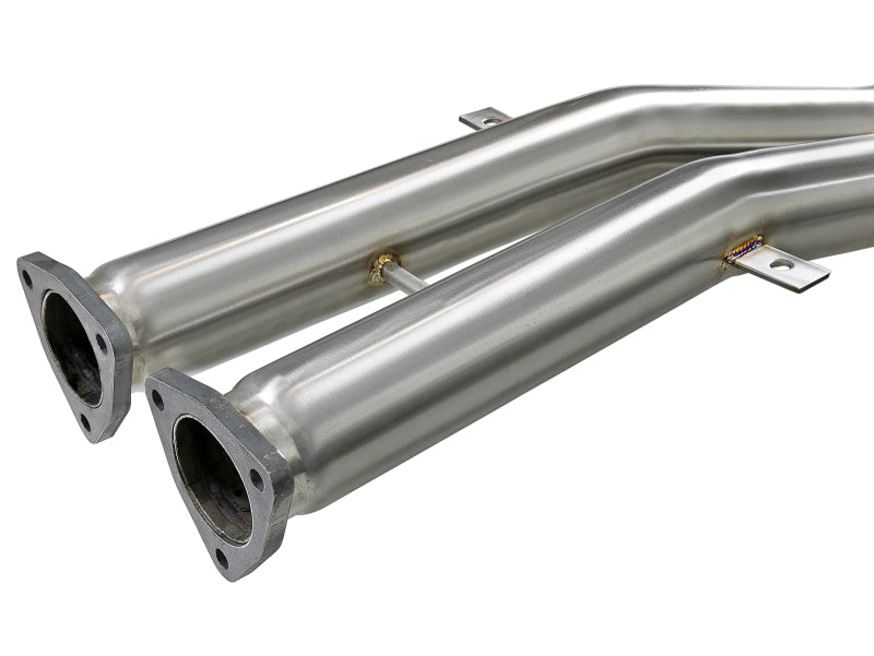 aFe MACH Force-Xp 2.5in 304 Stainless Steel Cat-Back Exhaust with Polished Tips 2001-2006 BMW M3 - photo 5