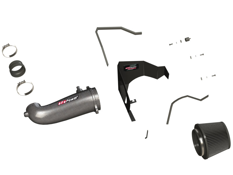 aFe POWER Magnum FORCE Carbon Fiber Stage 2 Track Series Pro Dry S CAIS - 2011-2018 Dodge Challenger V8 (afe51-12162-C) - photo 6
