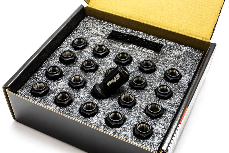 Muteki TR45 Open End Lug Nuts - Gun Metal - 12x1.50 - 45mm (TR4506G)
