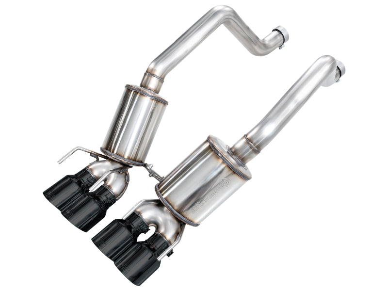 AWE Tuning C6 Chevrolet Corvette Z06/ZR1 Touring Edition Axle-Back Exhaust with Diamond Black Tips