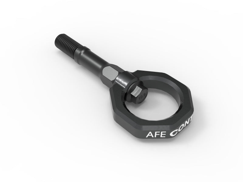 aFe CONTROL Rear Tow Hook Chevrolet Corvette (C8) 20-25 V8-6.2L - Gray (450-401015-G)
