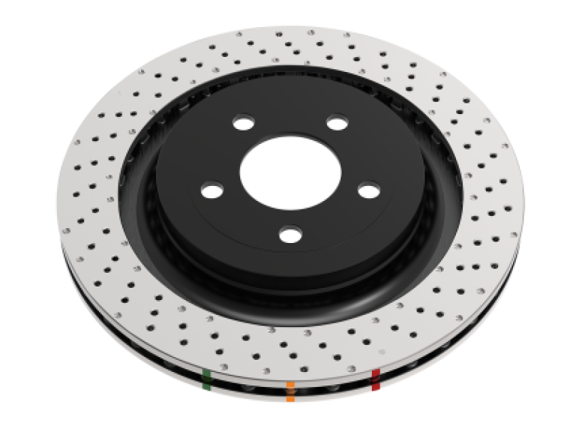 DBA Honda Civic Type R (FK8) 4000 Series XD Drilled & Dimpled Rear Brake Rotor (DBA43701XD)