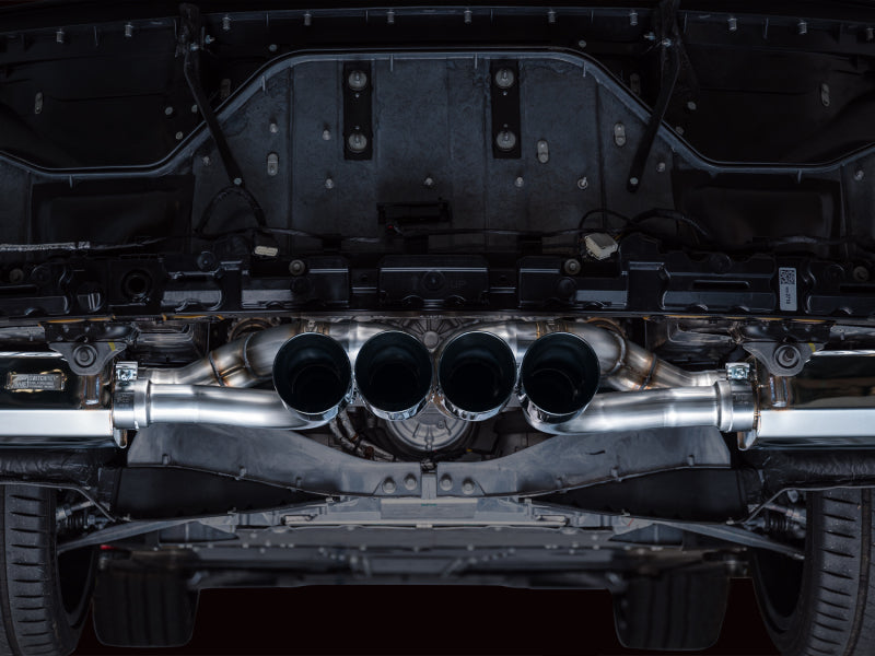 AWE Tuning 2023 C8 Corvette Z06 SwitchPath Cat-Back Exhaust - Diamond Black Tips - photo 2