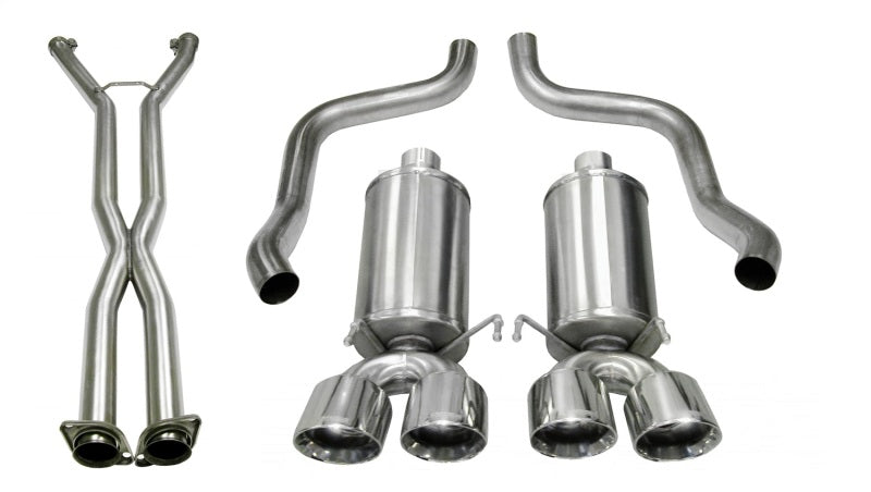 CORSA Performance 2009-2013 Chevrolet Corvette (C6) 2.5in Xtreme Cat-Back Exhaust - 3.5in Twin Tips