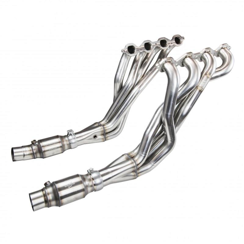 Kooks Headers 2016+ Chevrolet Camaro SS 1 7/8in x 3in Stainless Steel Longtube Headers with Green Catted Connection Pipes - photo 3