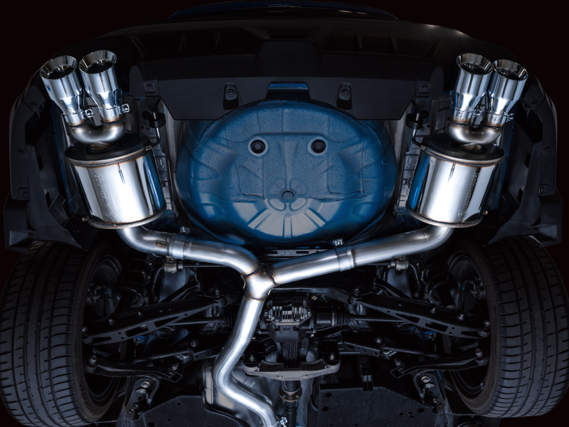 AWE Tuning 2022+ VB Subaru WRX Touring Edition Exhaust - Chrome Silver Tips - photo 2