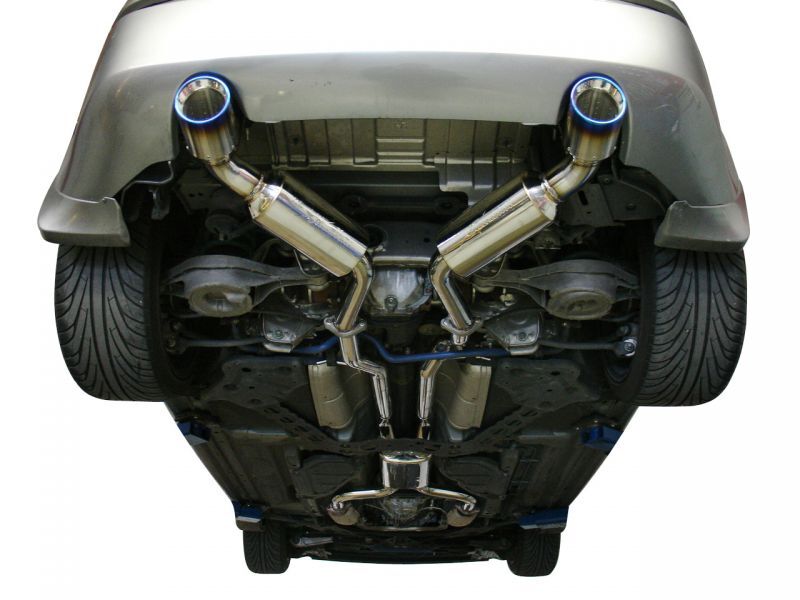 Injen 2003-2008 350Z Dual 60mm SS Cat-Back Exhaust with Built In Resonated X-Pipe - photo 5