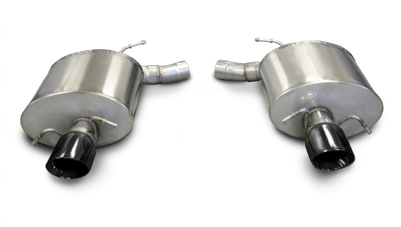 CORSA Performance 2009-2014 Cadillac CTS Sedan V 6.2L V8 Black Sport Axle-Back Exhaust