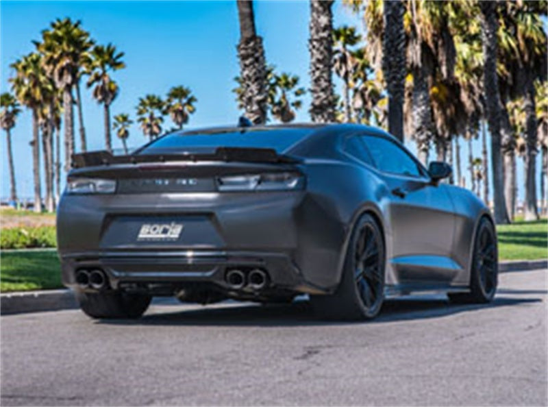 Borla 2016-2018 Chevrolet Camaro SS AT/MT RWD Ceramic Black S-Type Exhaust (with Dual Mode Valves) - photo 2