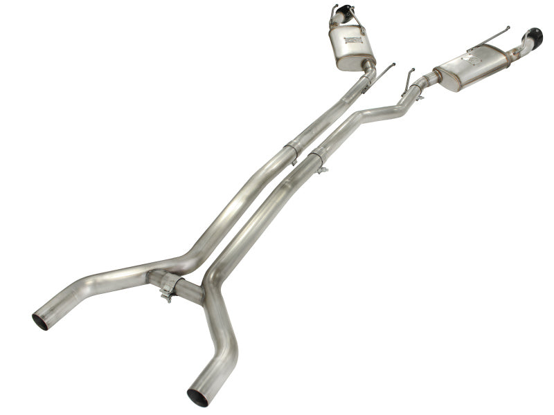 aFe MACH Force-Xp Exhaust 2.5in Stainless Steel Cat-Back 2010-2013 Chevrolet Camaro V6-3.6L (gloss blk tip) - photo 4