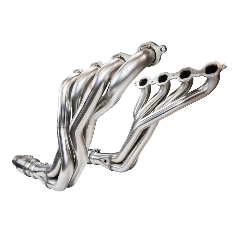 Kooks Headers 2016-2022 Chevrolet Camaro SS/ZL1 2in x 3in Stainless Steel Headers with Green Catted OEM Conn.