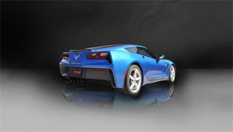 CORSA Performance 2014-2019 Corvette C7 Coupe 6.2L V8 AT/MT 2.75in Valve-Back Dual Rear Exit Black Sport Exhaust - photo 3