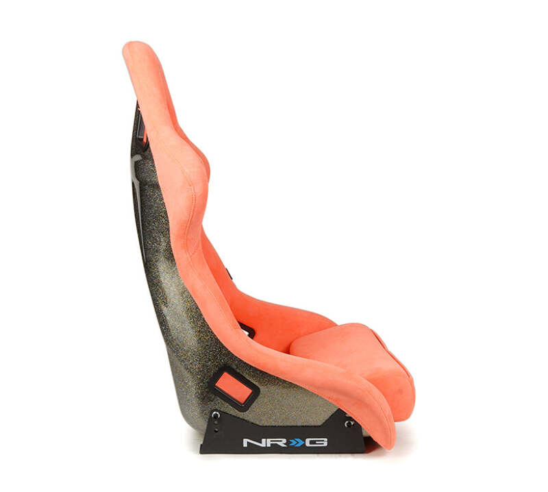 NRG FRP Bucket Seat ULTRA Edition W/ Grey Pearlized Back / Peach Microfiber Material - Large (FRP-302PH-ULTRA) - photo 4