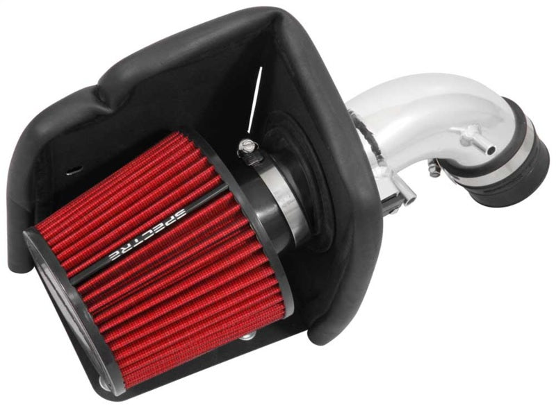 Spectre 2008-2016 Ford Fiesta 1.6L Air Intake Kit - Polished w/Red Filter (spe9054)