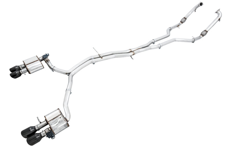 AWE Tuning Audi B9 S5 Coupe SwitchPath Exhaust with Black Diamond Tips (102mm)