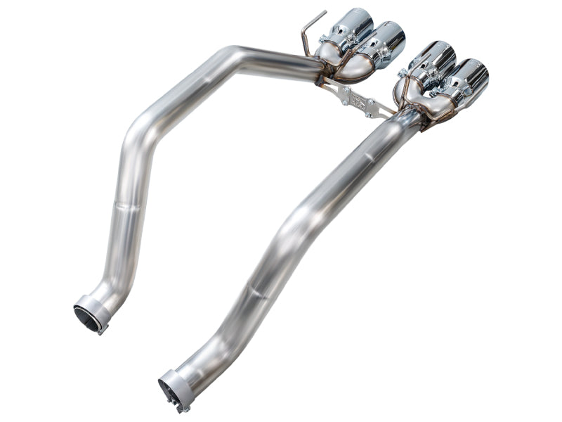 AWE Tuning C6 Chevrolet Corvette Z06/ZR1 Track Edition Axle-Back Exhaust with Chrome Silver Tips - photo 3