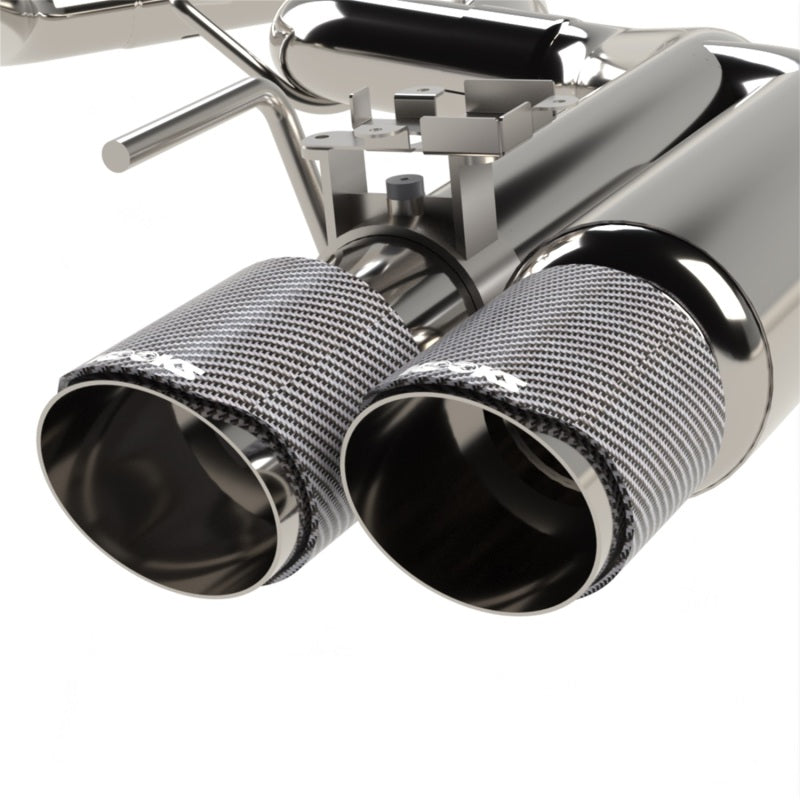 Kooks Headers 2018-2024 Ford Mustang GT 5.0 3in. Valved Shotgun Cat-Back Exhaust - Carbon Tips - photo 3