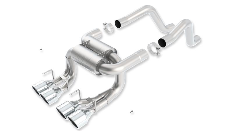 Borla 2006-2012 Chevrolet Corvette Z06/ZR1 6.2L/7.0L 8cyl Aggressive ATAK Exhaust (rear section only) - photo 5