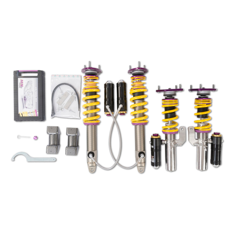 KW Clubsport 3-Way Coilover Kit for Porsche 911 (991) Carrera 2/2S/GTS 4/4S/GTS w/ PDCC (39771246)