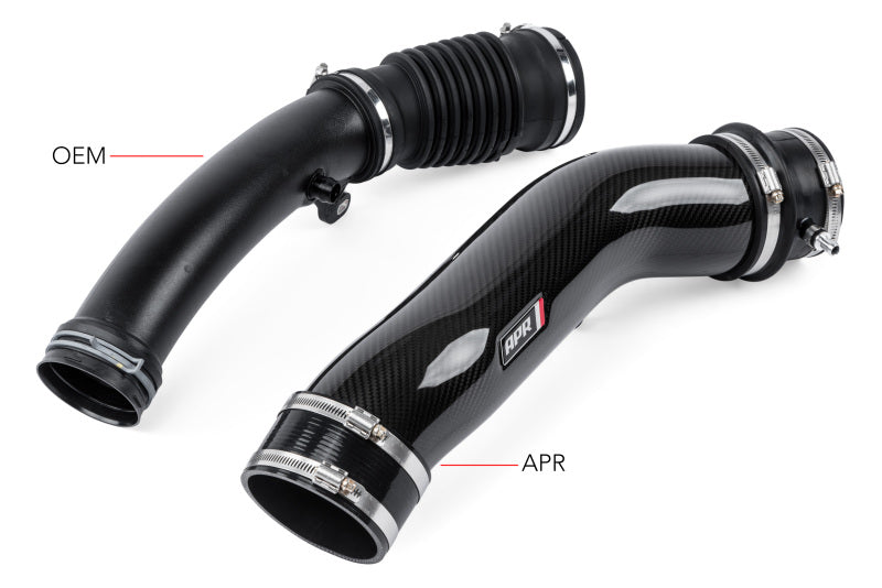 APR 2017-2020 Audi RS3/2018-2022 Audi TT RS Quattro (MK3) 2.5T TFSI Turbocharger Inlet Rear Carbon Tube (aprCI100038-B) - photo 3