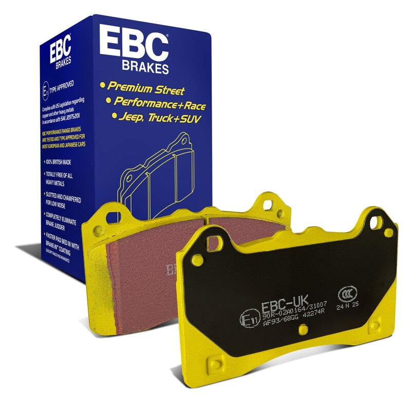 EBC Ford Focus RS (Mk3) Yellowstuff 4000 Series Front Brake Pads (DP42274R)