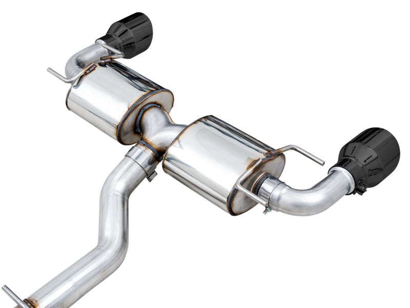 AWE Tuning Subaru BRZ/ Toyota GR86/ Toyota 86 Touring Edition Cat-Back Exhaust - Diamond Black Tips - photo 3