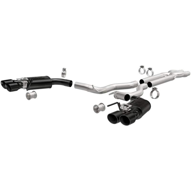 Magnaflow Cat-Back Exhaust System 2018 Ford Mustang GT 5.0L Competition Dual Exit Black 4in Tips