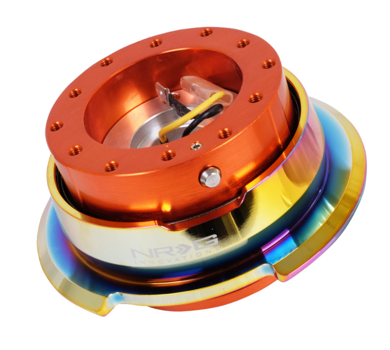 NRG Quick Release Gen 2.8 - Orange Body / Neochrome Ring (SRK-280OR-MC)