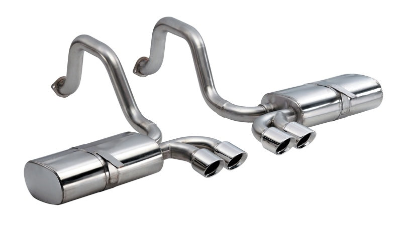 CORSA Performance 1997-2004 Chevrolet Corvette C5 Z06 5.7L V8 Polished Sport Axle-Back Exhaust - photo 2