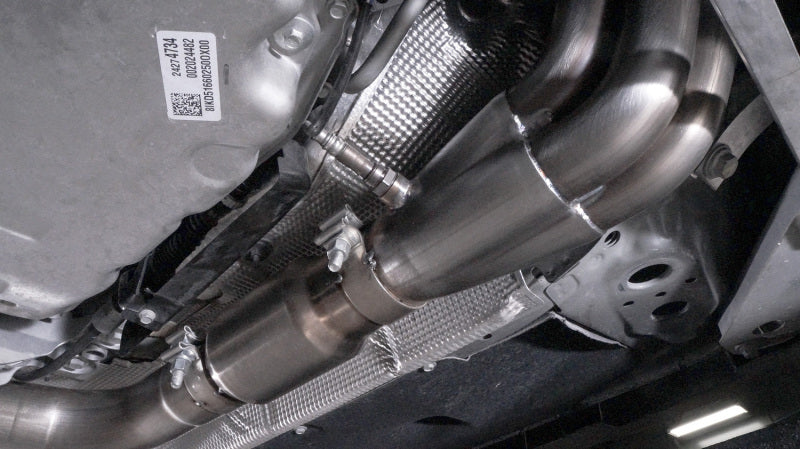 Stainless Works 2016-2018 Cadillac CTS-V Sedan Headers 2in Primaries 3in Catted Leads Into X-Pipe - photo 4