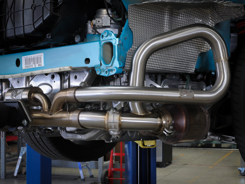 aFe 2014-2019 Porsche 911 H6-3.8/4.0L GT3 MACH Force-Xp 304 Stainless Steel Primary Muffler Delete Pipe - photo 5