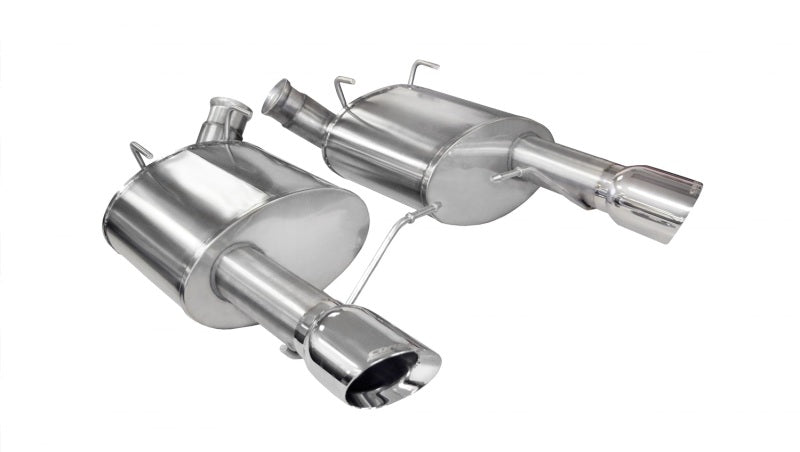 CORSA Performance 2011-2014 Ford Mustang GT/Boss 302 5.0L V8 Polished Xtreme Axle-Back Exhaust