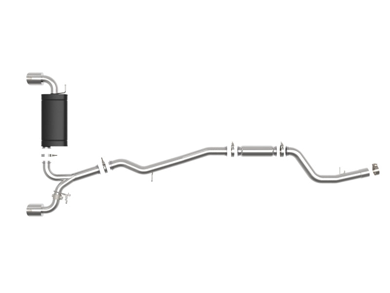 aFe POWER Takeda 2020 Toyota Supra L6-3.0L 3in-2.5in 304 Stainless Steel Cat-Back Exhaust Polished Tips - photo 3