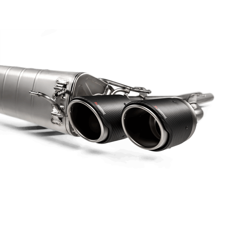 Akrapovic 2018+ Alfa Romeo Giulia Quadrifoglio Slip-On Line (Titanium) with Titanium/Carbon Fiber Tips