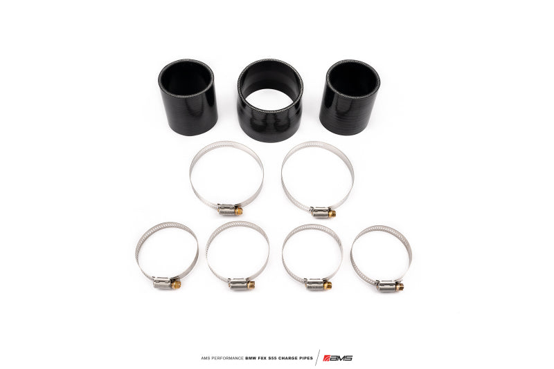 AMS Performance 2015-2018 BMW M3 / 2015-2020 BMW M4 w/ S55 3.0L Turbo Engine Charge Pipes (amsAMS.39.09.0001-1) - photo 2