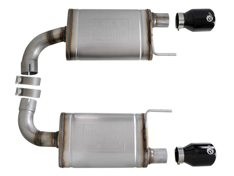 aFe MACH Force-Xp Axle-Back Exhaust System Ford Mustang GT 2015-2017 V8-5.0L - photo 4