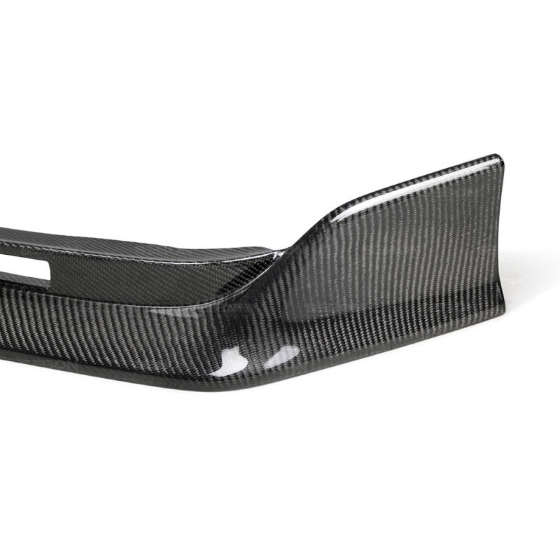 Seibon 2017 Honda Civic Type R TA-Style Gloss Carbon Fiber Front Bumper Lip - photo 5