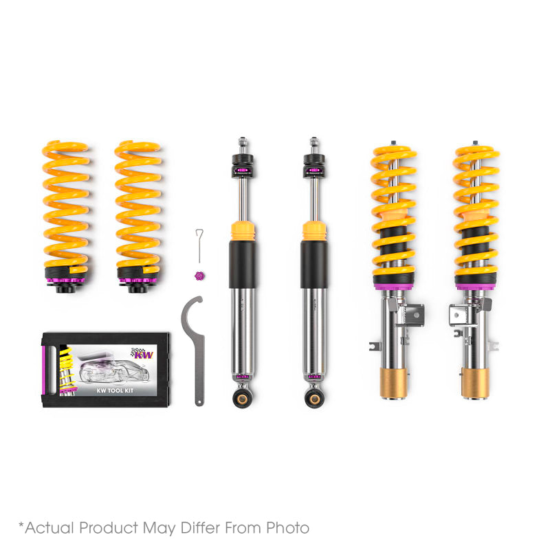 KW V3 Leveling Coilover Kit Bundle for Audi A4 / S4 (B8) w/ Electronic Damping Control (3520810099)