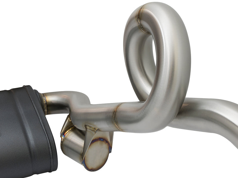 aFe MACH Force-Xp 2in 304 Stainless Steel Cat-Back Exhaust with Polished Tips 2013-2016 Porsche Boxster/Cayman 2.7L/3.4L - photo 6