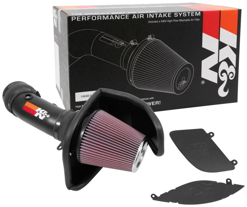 K&N 2017 Dodge Challenger Hellcat SC V8-6.2L F/l Typhoon Air Intake (knn69-2553TTK) - photo 5