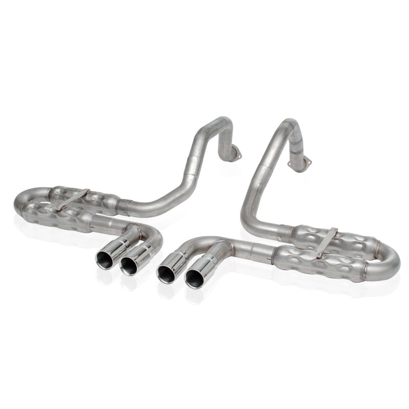 Stainless Works 1997-2004 Corvette C5 2-1/2in Axle-Back Quad Rolled Edge Tips - photo 2