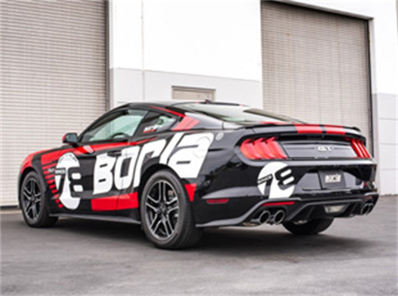 Borla 2018 Ford Mustang GT 5.0L AT/MT (without Valves) ATAK 3in Cat-Back Exhaust with Polished Tips